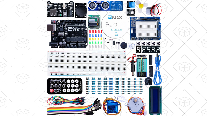 Elegoo UNO Arduino Starter Kit, $22 with code IHCI389V